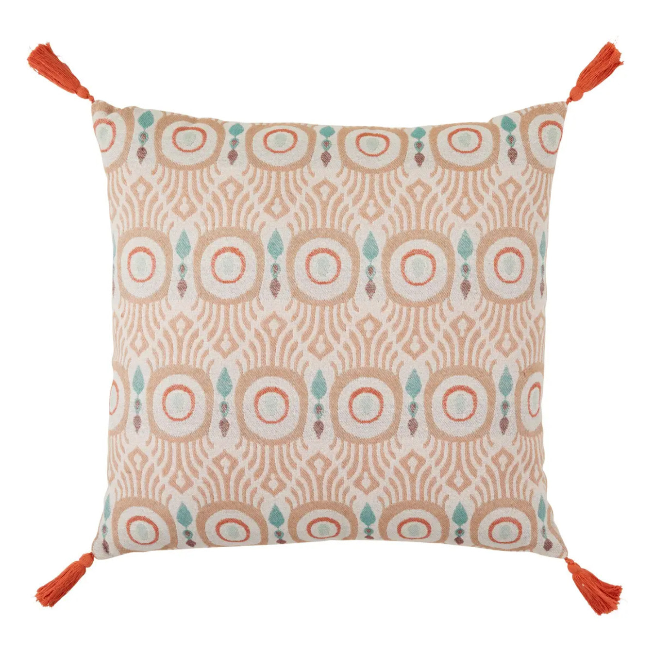 Coussin "Ikat" jacquard 50x50cm