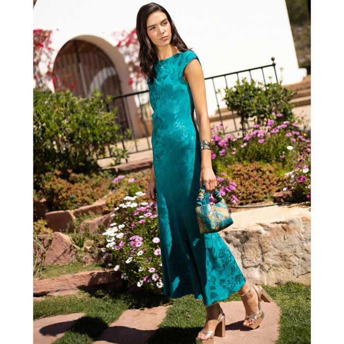 Vestido midi sin mangas