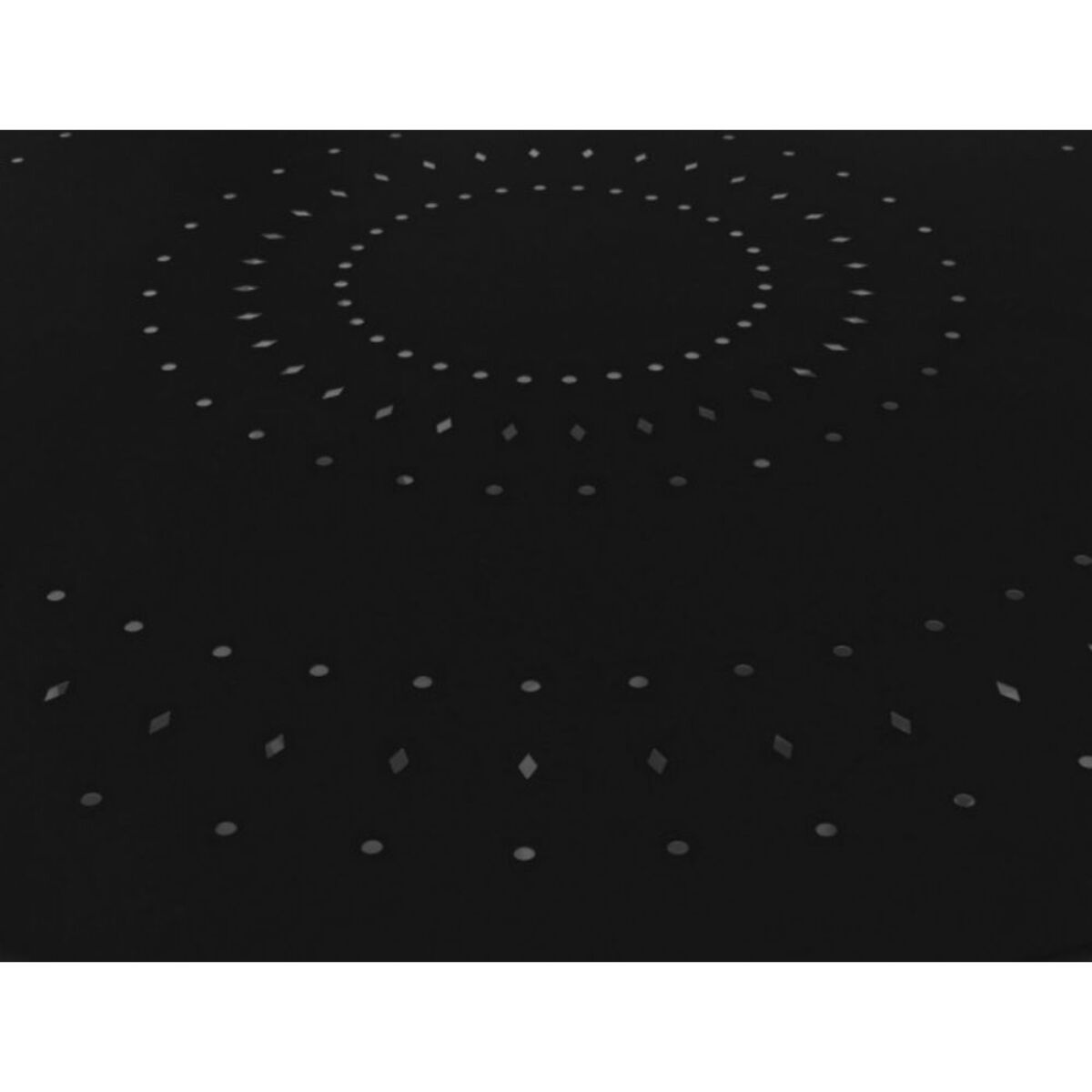 Tavolo ETIENNE in acciaio antracite Ø70 cm