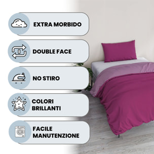 PARURE COPRIPIUMINO VERA PIAZZA E MEZZA