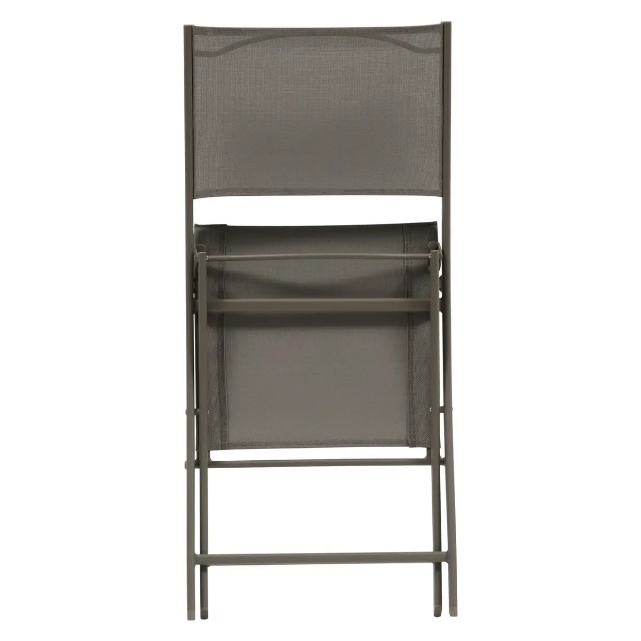 Lot de 4 Chaises de jardin Modula pliables noisette