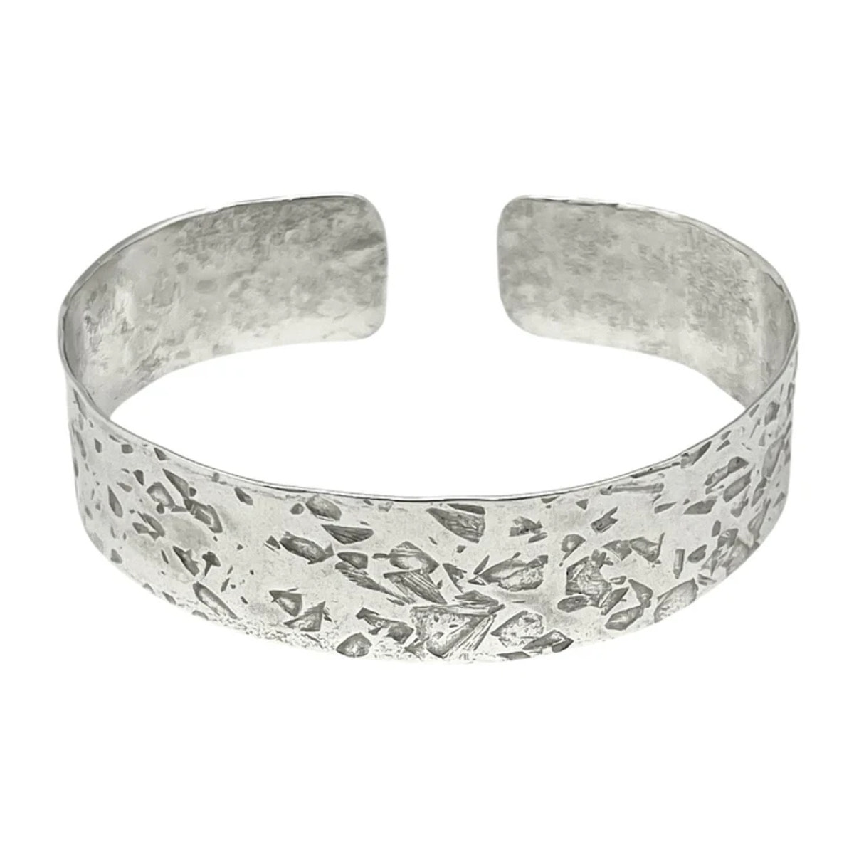 Pulsera brazalete Alunizaje Pá­colo en latón plata 10µ