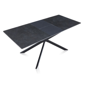 Mesa de comedor extensible Onix Negro