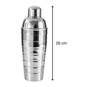 Duo cocktails avec shaker et doseur à alcool inox Fackelmann Bar Concept