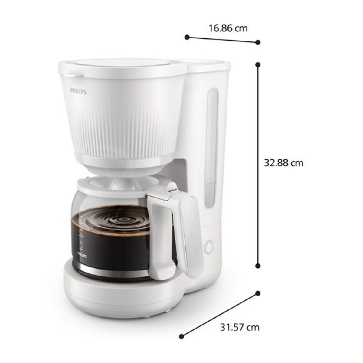 Cafetière filtre PHILIPS HD7411/00 blanc