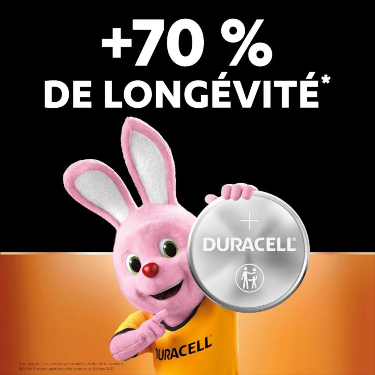 Pile DURACELL Lithium DL/CR 2032, pack de 2 unités