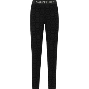 PHILIPP PLEIN Leggings Flock Monogram Monogram