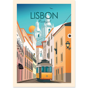 Affiche - Lisbon Portugal - Studio Inception