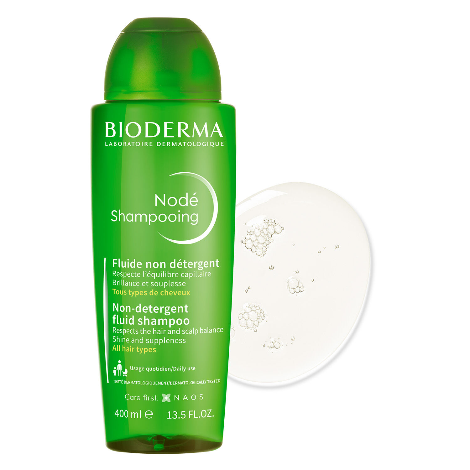Nodé Shampooing Fluide - Nettoie, Respecte et Protège - Tous Types de Cheveux