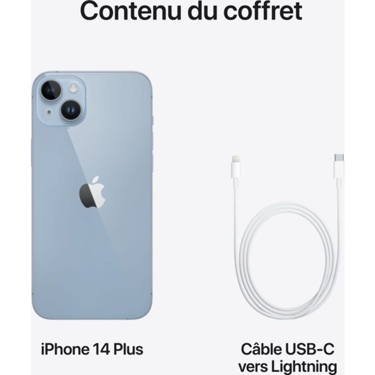 Smartphone APPLE iPhone 14 Plus Bleu 256Go 5G