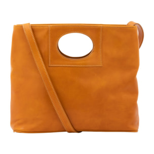 Borsa a tracolla da donna - Modello False - Vera pelle - 28.0 x 33.0 x 10.0 cm