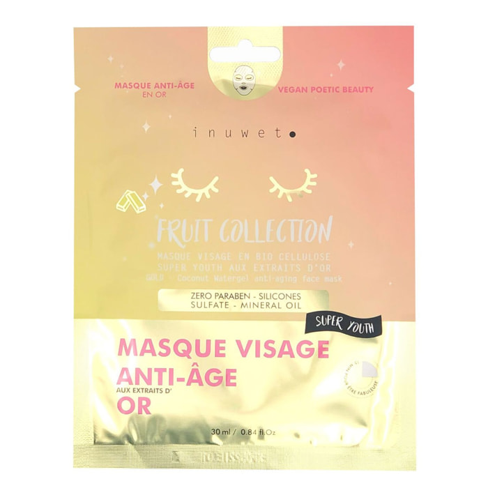Aux Extraits d'Or - Masque Visage Anti-Âge 30 ml