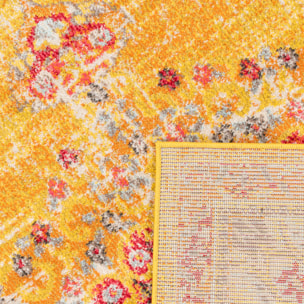 Anatolia - Tapis de salon vintage, jaune