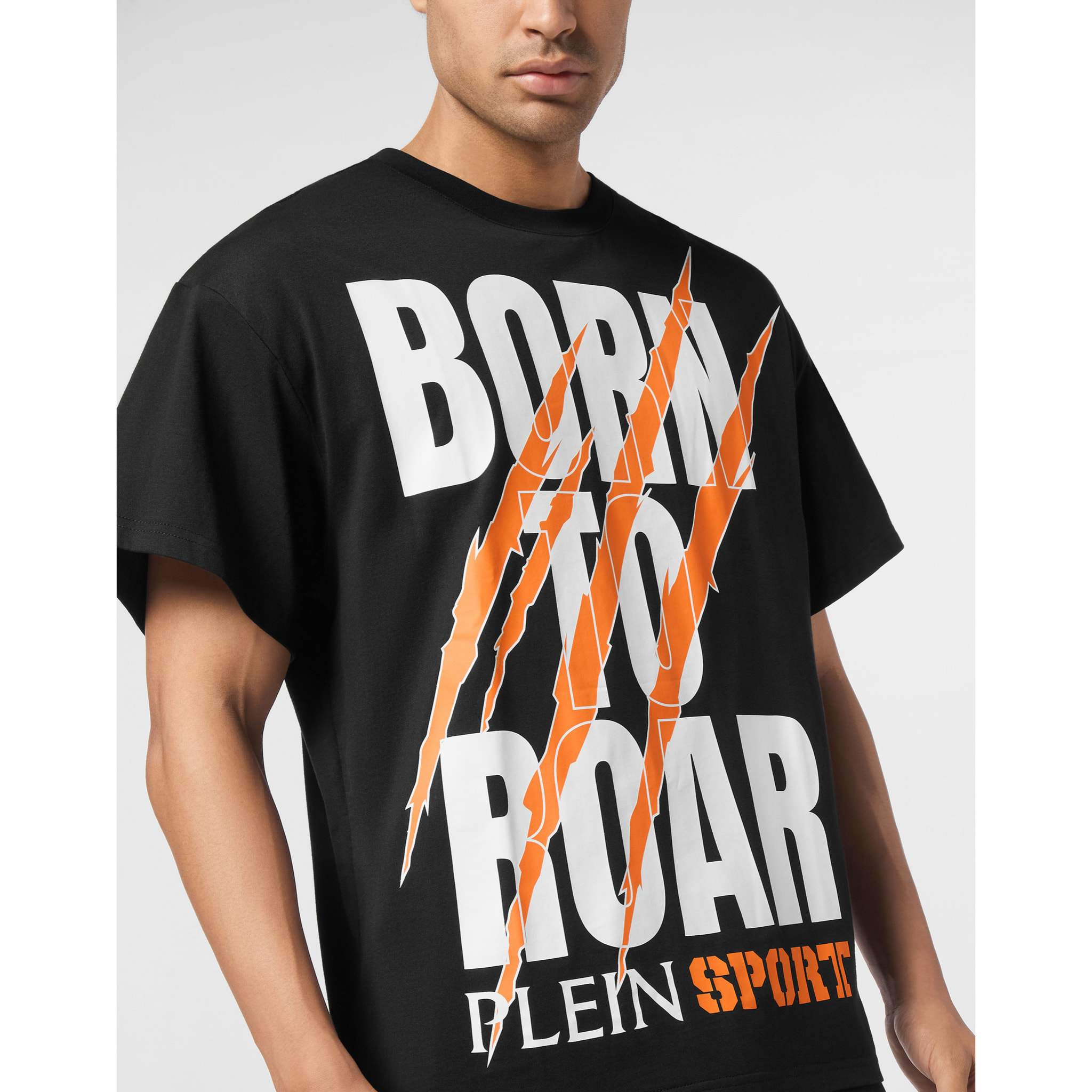 PLEIN SPORT T-Shirt Round Neck Ss SCRATCH