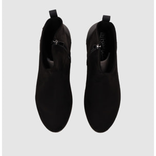 Botines de Tejido - Negro - Tacón: 4 cm