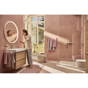 Mitigeur lavabo Tecturis S 210 Fine Ecosmart+ avec bonde clic-clac, Chromé