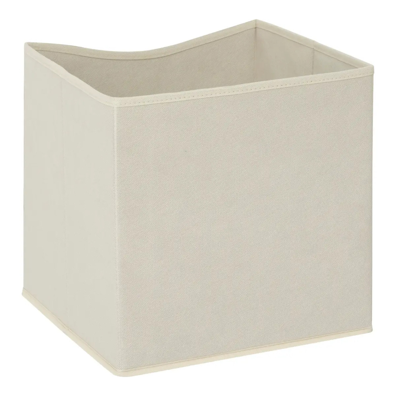 Boîte Mix'n Modul 31x31cm beige tissu et carton