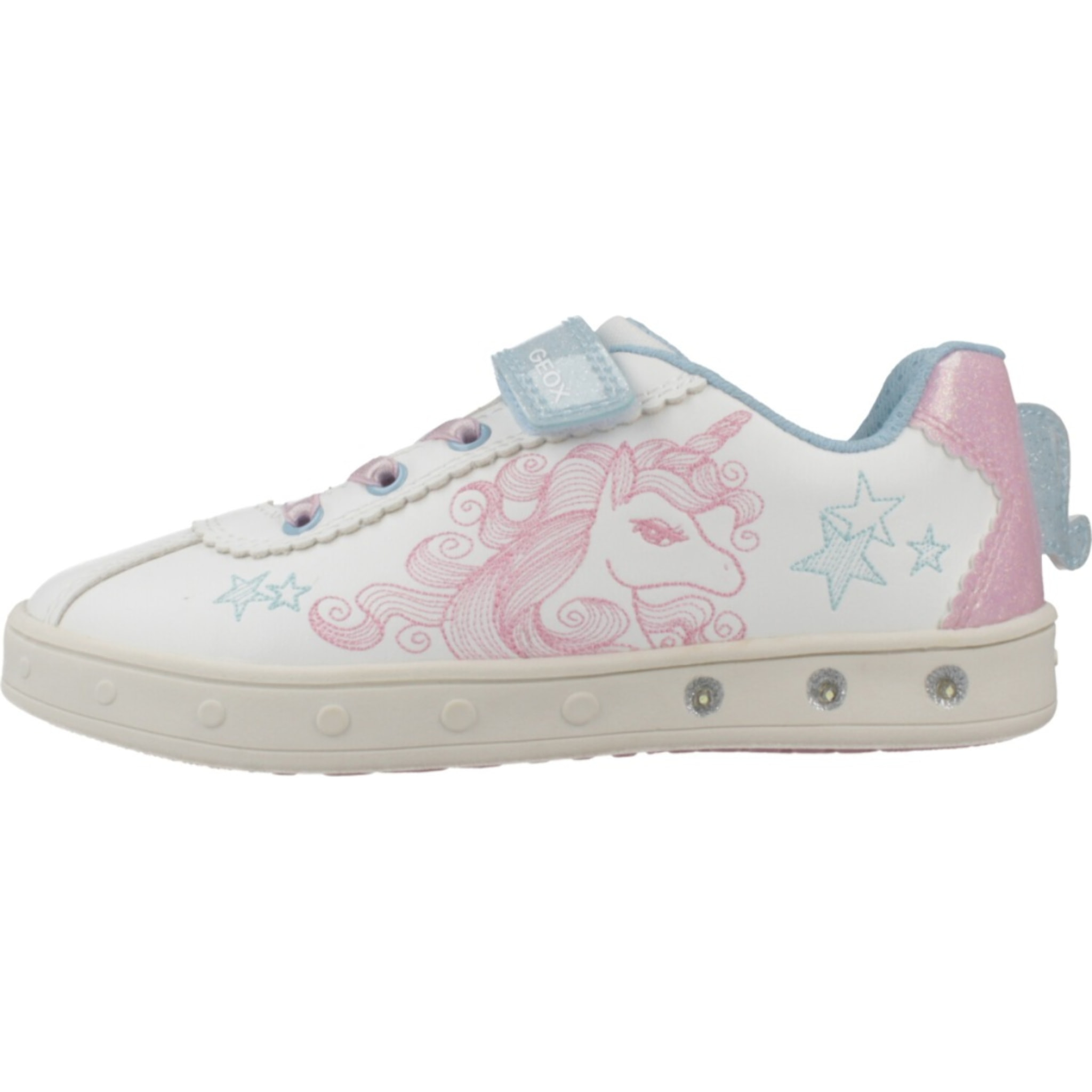 Zapatillas Niña de la marca GEOX  modelo J SKYLIN GIRL BLANCO