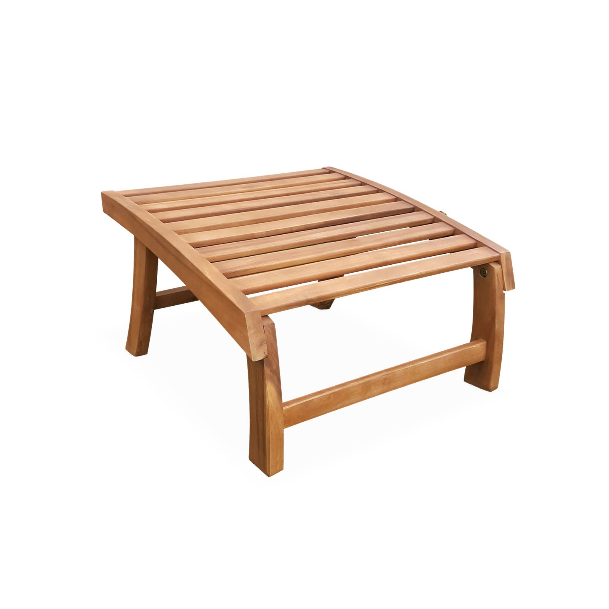 Lot de 2 chaises relaxantes. Puebla. 2 chaises. 2 reposes pieds. 75x59x71cm