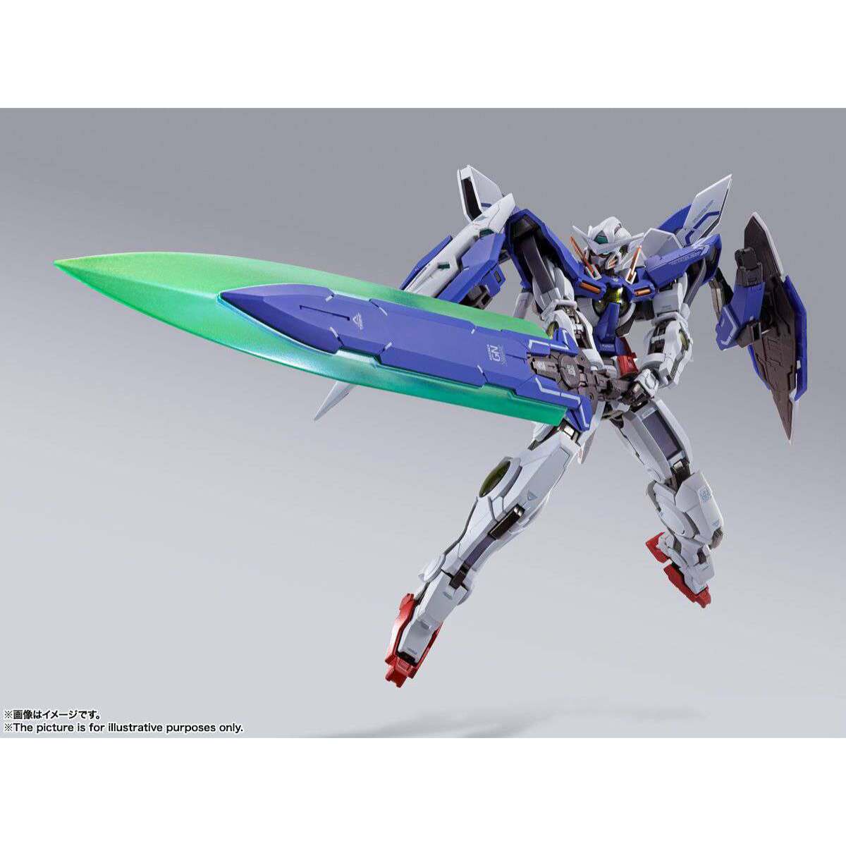 Gundam Mobile Suit Gundam 00 Figure Pvc Metal Build Devise Exia 18 Cm Bandai