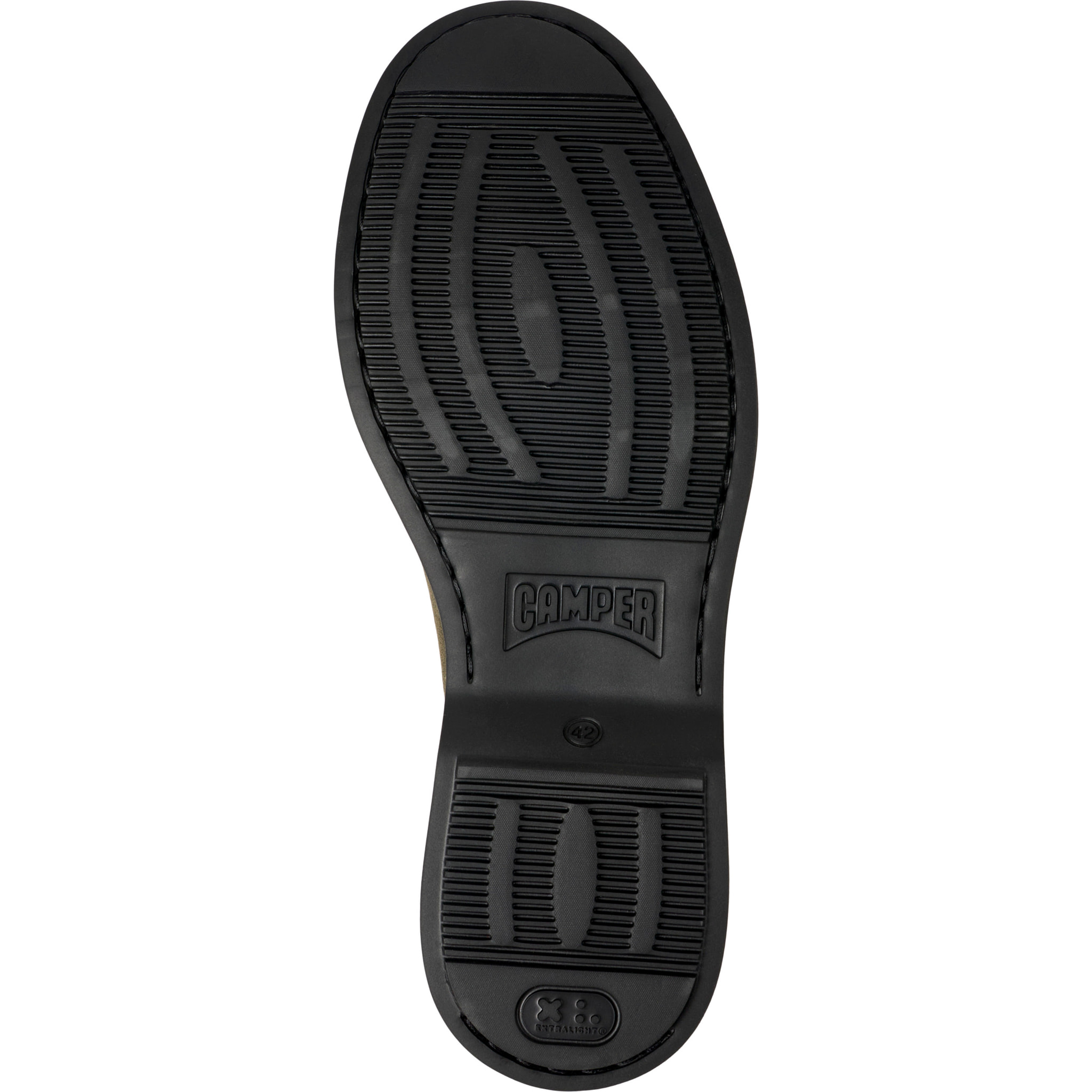 Scarpe stringate - CAMPER Norman - Verde - Pelle scamosciata