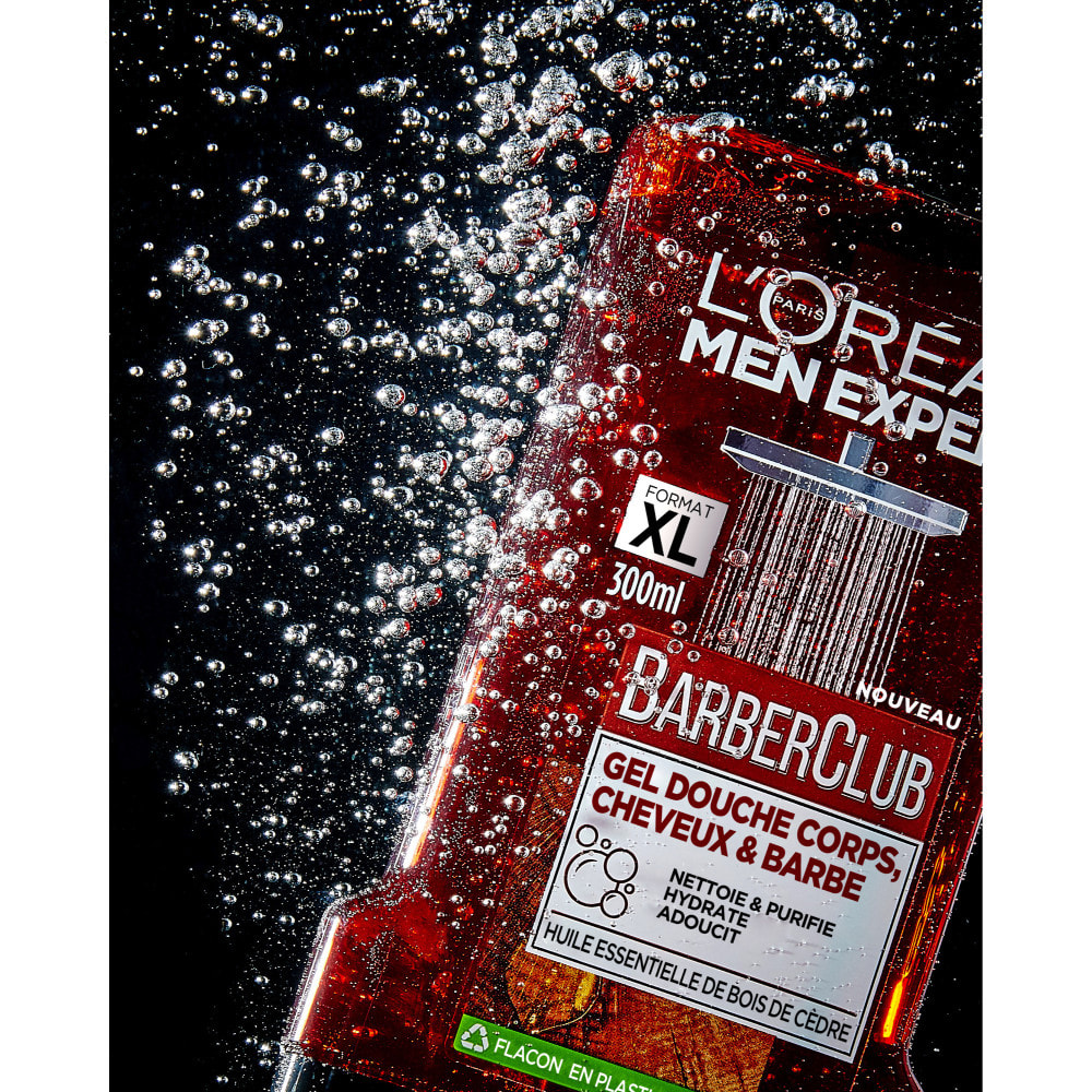PACK L'Oréal Paris Men Expert Barber Club Gel Douche 3 en 1 300ml