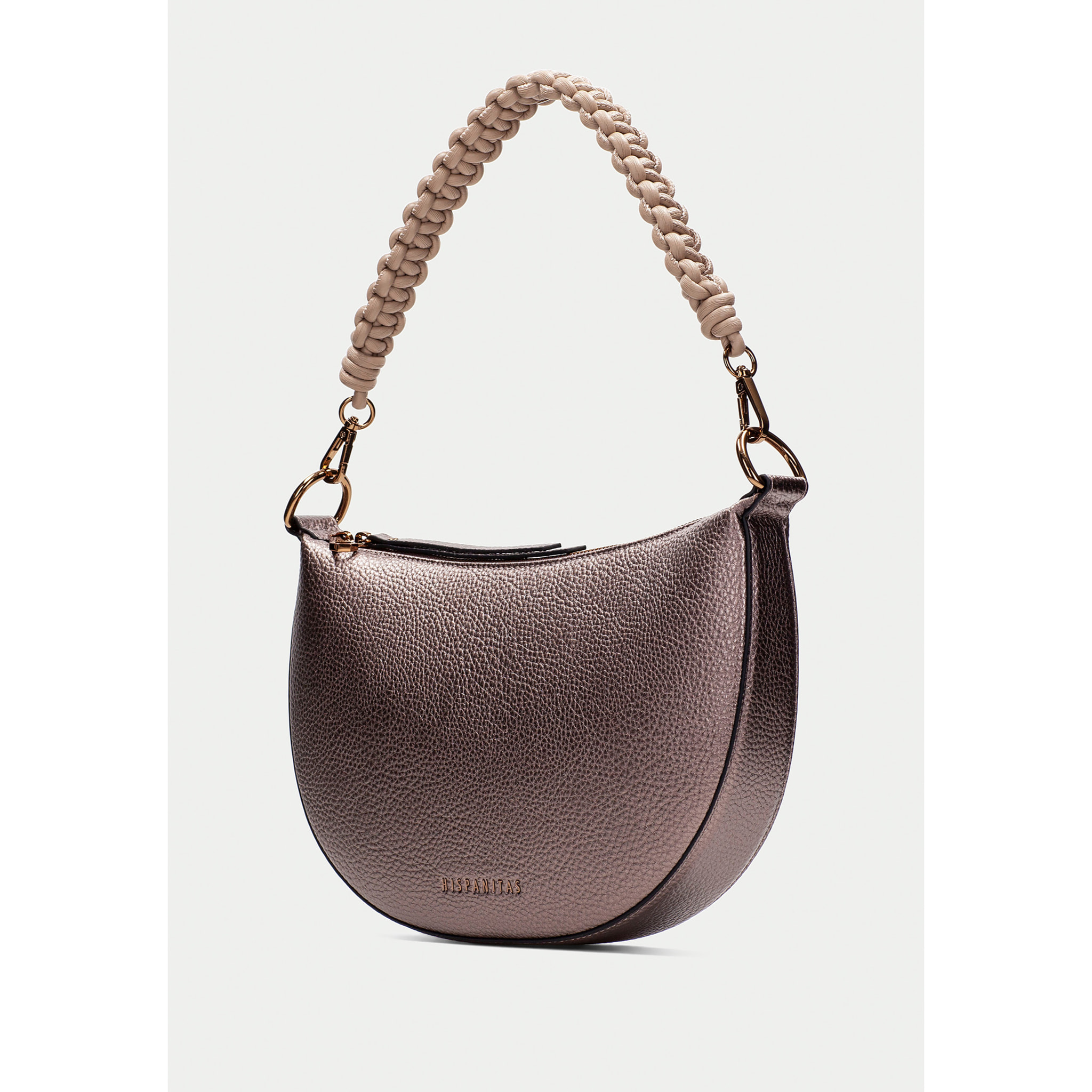 Hobo  Taupe metalizado 28cm x 18cm x 5cm