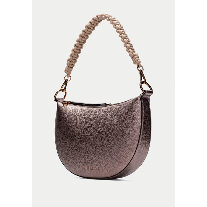 Hobo  Taupe metalizado 28cm x 18cm x 5cm