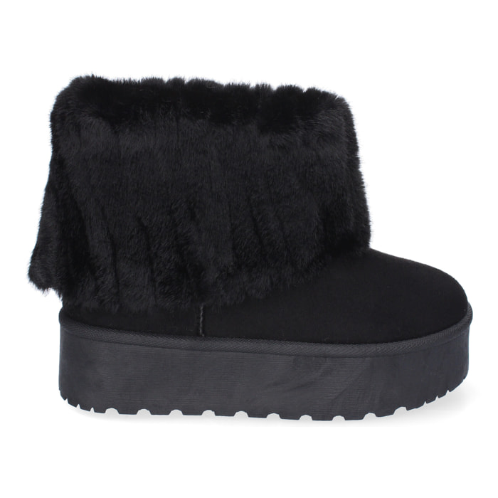 Botin Australiano de Plataforma para Mujer, Comodos y Calentitos, Forrados con Pelo