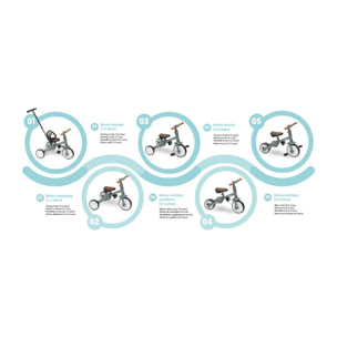 Triciclo Evolutivo Multifuncional para Bebés