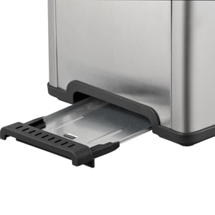 Grille-pain électrique inox