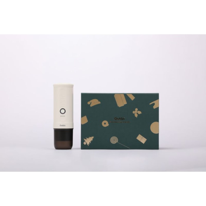 Cafetière portable OUTIN PACK NOEL OUTIN NANO + BASKET PLUS - WHI