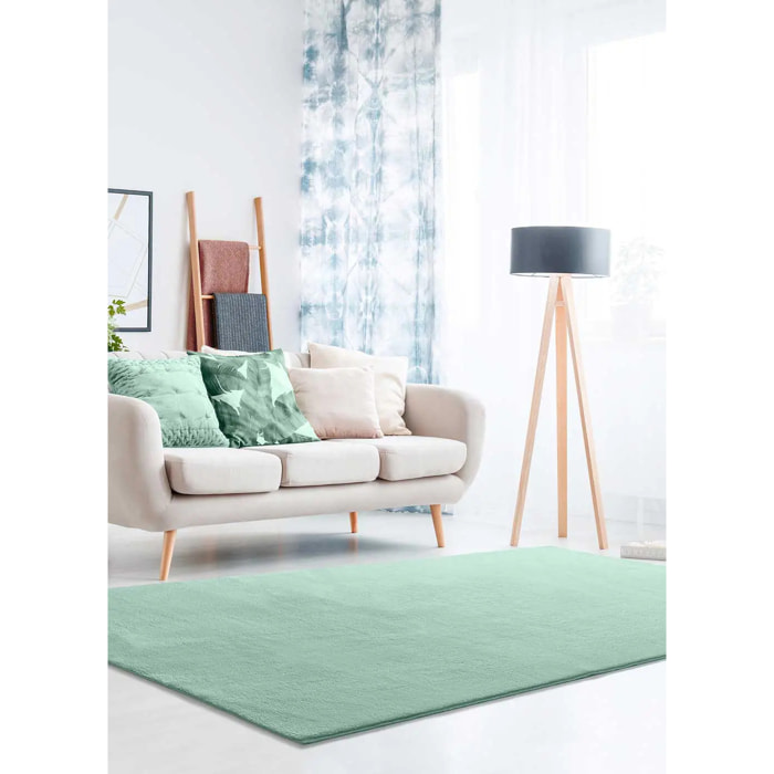LOFT Alfombra lavable en color verde, varias medidas disponibles