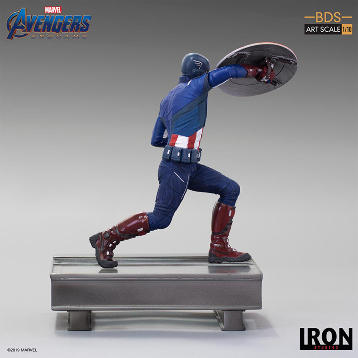 Avengers: Endgame Statua Captain America 2012 Scala 1/10 20cm Iron Studios