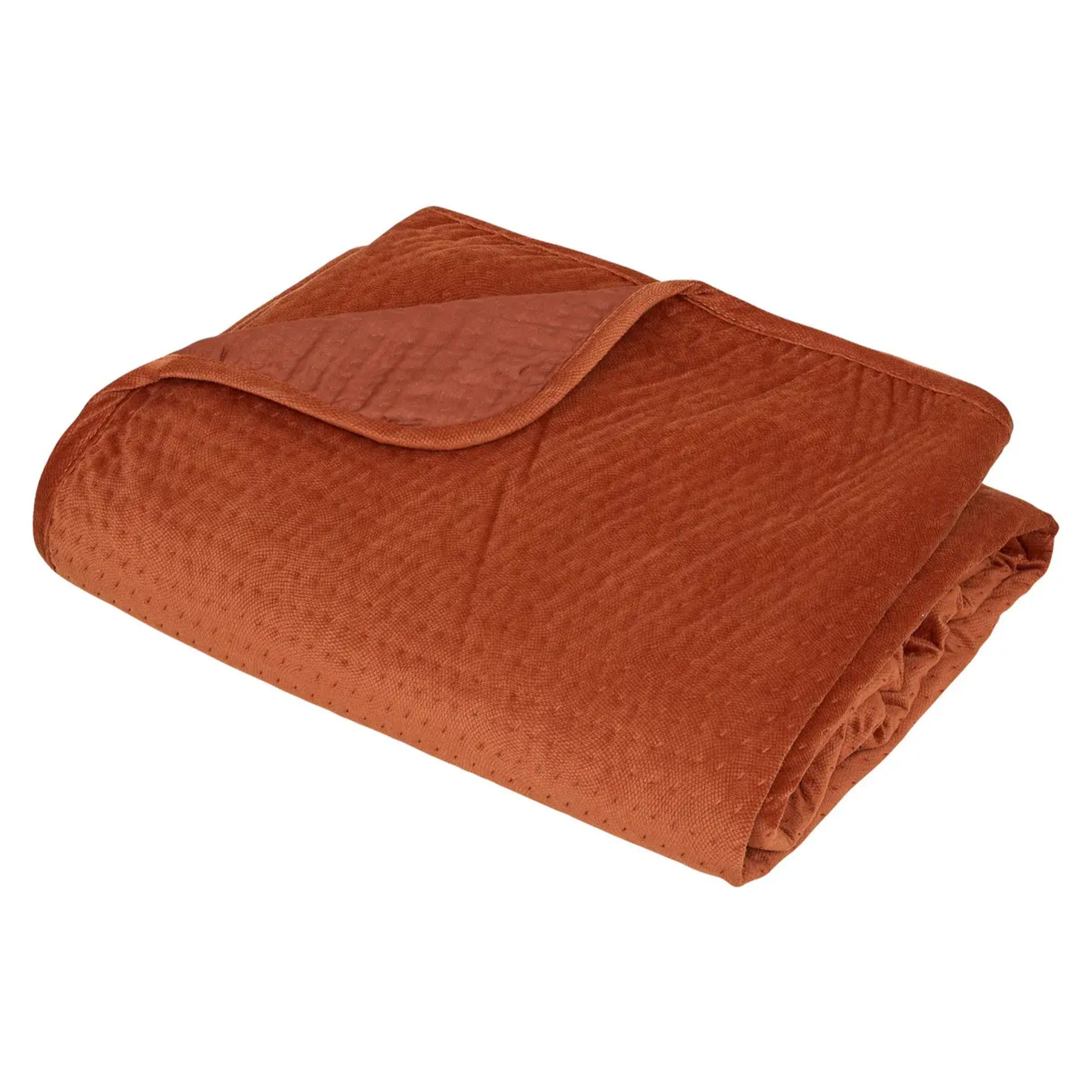 Dessus de lit Lilou terracotta 260x240cm