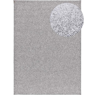 PETRA Alfombra lavable tejido en bucle en plata, varias medidas disponibles.