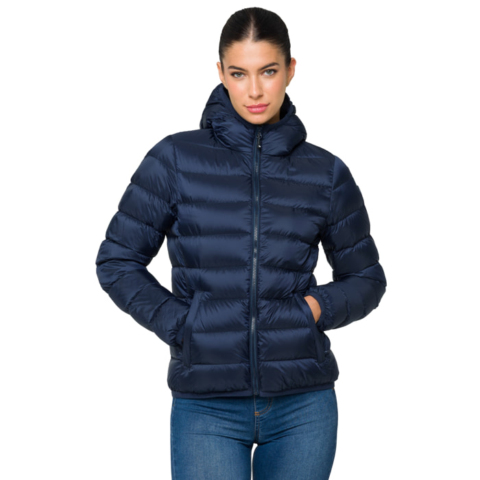 Piumino Hot Buttered Chloe 100% piuma d'oca Blu navy