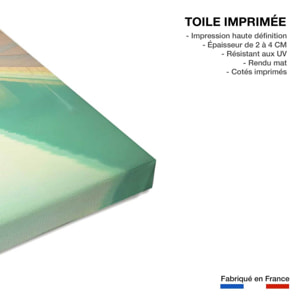 Tableau architecture piscine motel 66  Toile imprimée