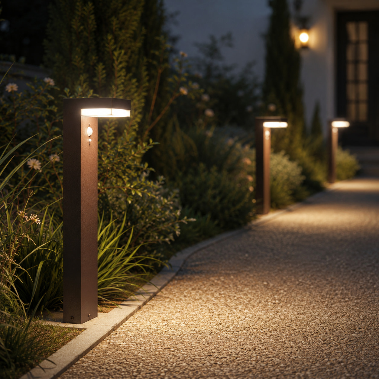 Potelet solaire CENOVA TALL H50CM 600LM
