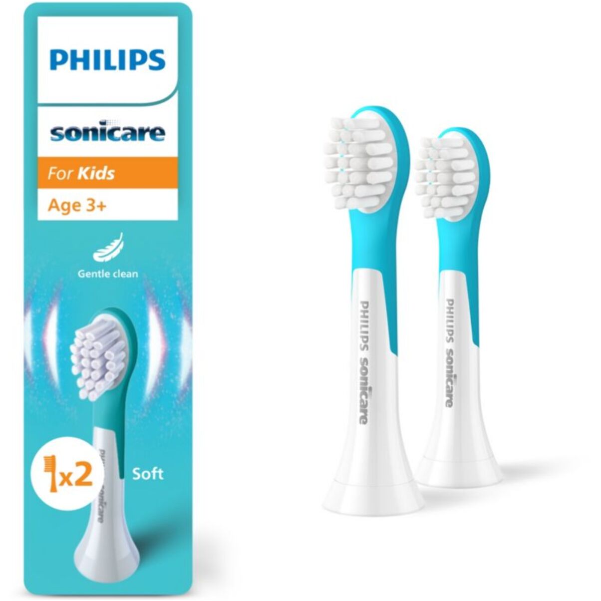 Brossette dentaire PHILIPS Sonicare x2 tetes de brosse HX6032/90