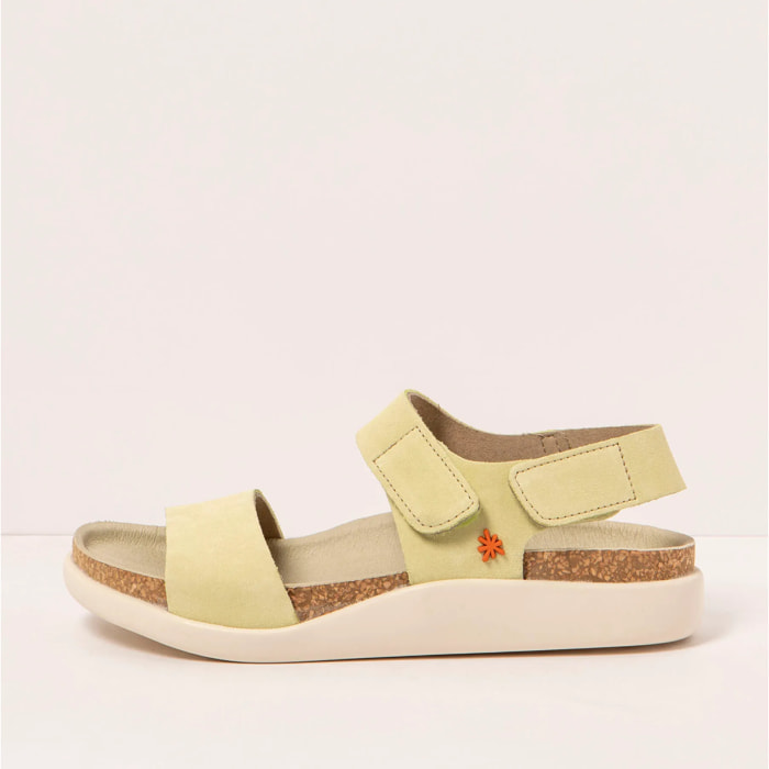 Sandalias 1386S SILK SUEDE LIMA/ BIARRITZ color Lima