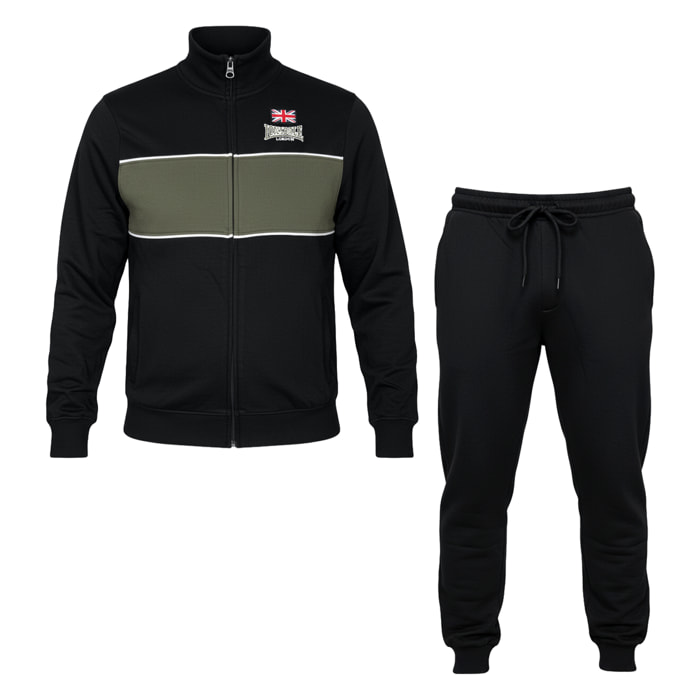 Tuta Uomo LONSDALE Cotone Felpato Zip