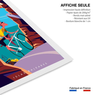 Poster de mallorca Affiche seule