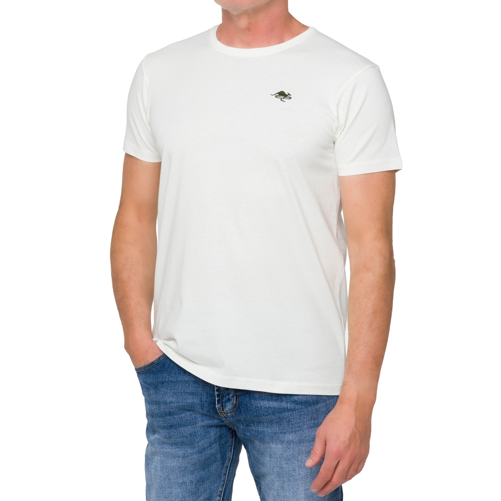 Camiseta de algodón 180 gr Hot Buttered Mistral blanco