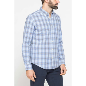 CAMICIA BUTTON-DOWN CON MANICA LUNGA E TASCHINO