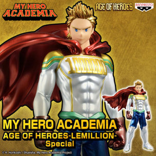 My Hero Academia Age Of Heroes Lemillion Figura 18cm Banpresto