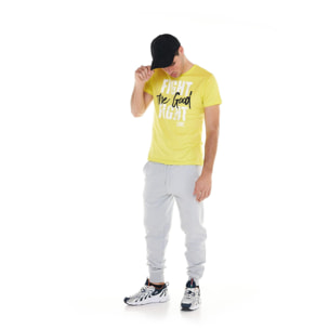 T-shirt da uomo stampa "The good fight" Sporty