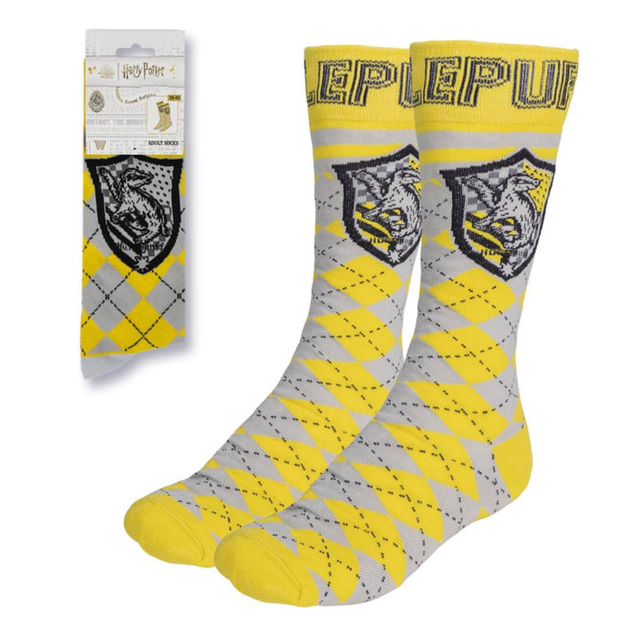 Calcetines harry potter diseño hufflepuff