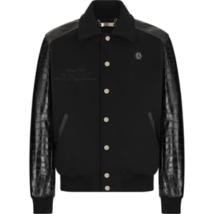 PHILIPP PLEIN Coster Jacket Cocco Sleeves & Shoulders