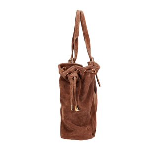 Borsa a mano da donna Made in Italy - Modello Celeste Plus - 100% pelle - 20.0 x 28.5 x 41.0 cm